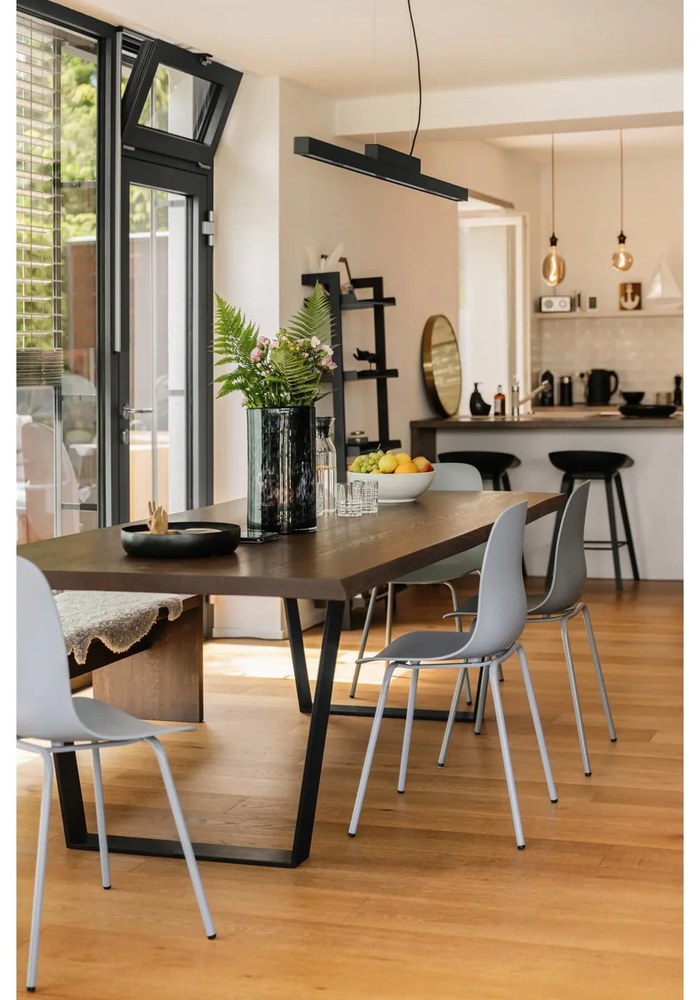 Sedia da pranzo grigia Whitby - Unique Furniture