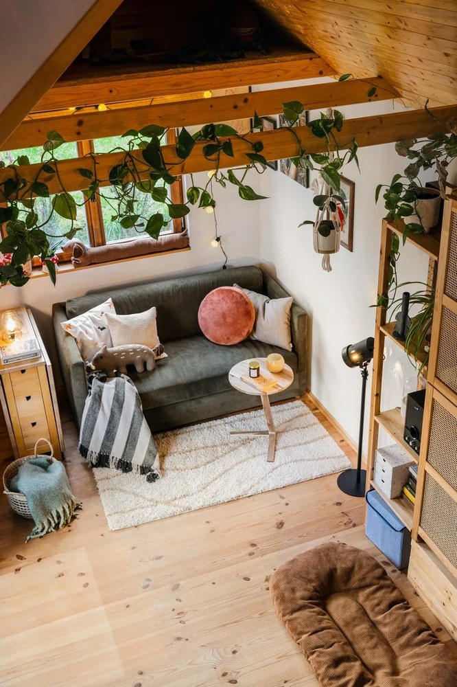 Cuscino decorativo arancione in microfibra Marshmallow, ø 40 cm - Tiseco Home Studio