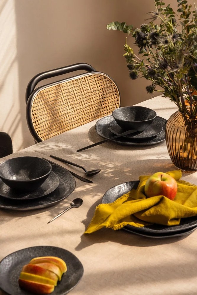 Set da pranzo in pietra 18 pz Dark Moon – Bonami Selection