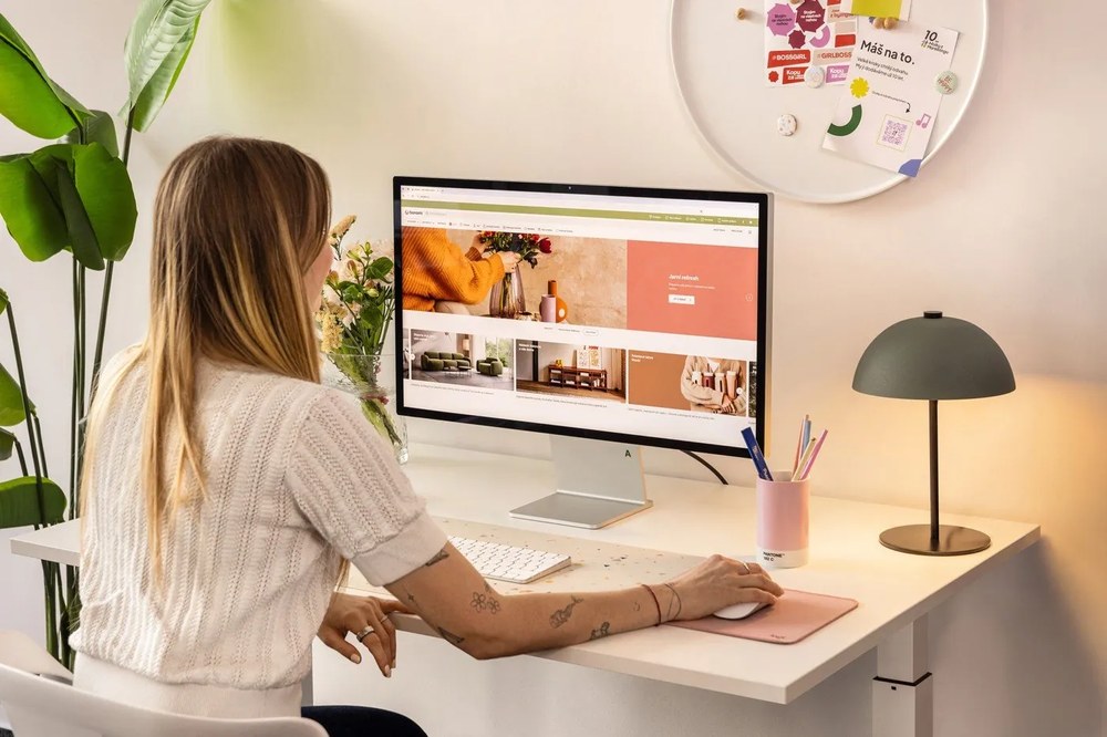 Bacheca in metallo bianco, ø 50 cm Perky - PT LIVING