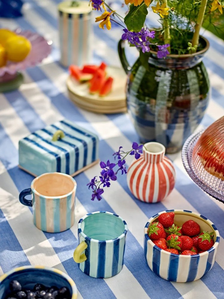 Burriera blu in ceramica Phoenix – Bloomingville