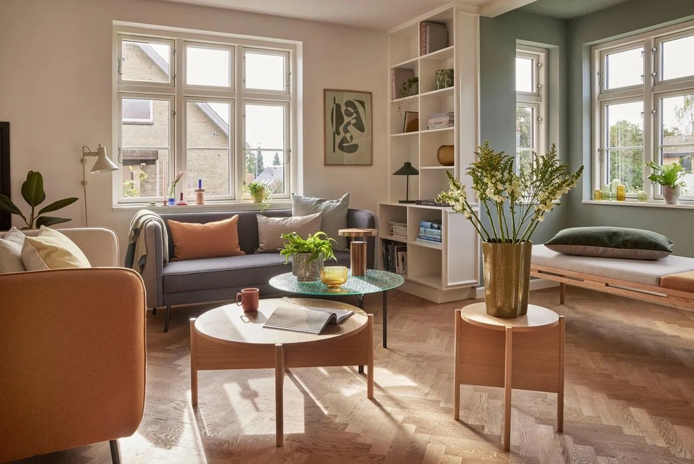 Lampada da parete verde chiaro Studio - Hübsch