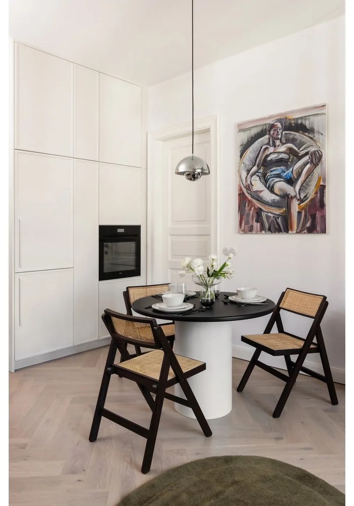 Sedia da pranzo in legno di pino nero Gunn - WOOOD