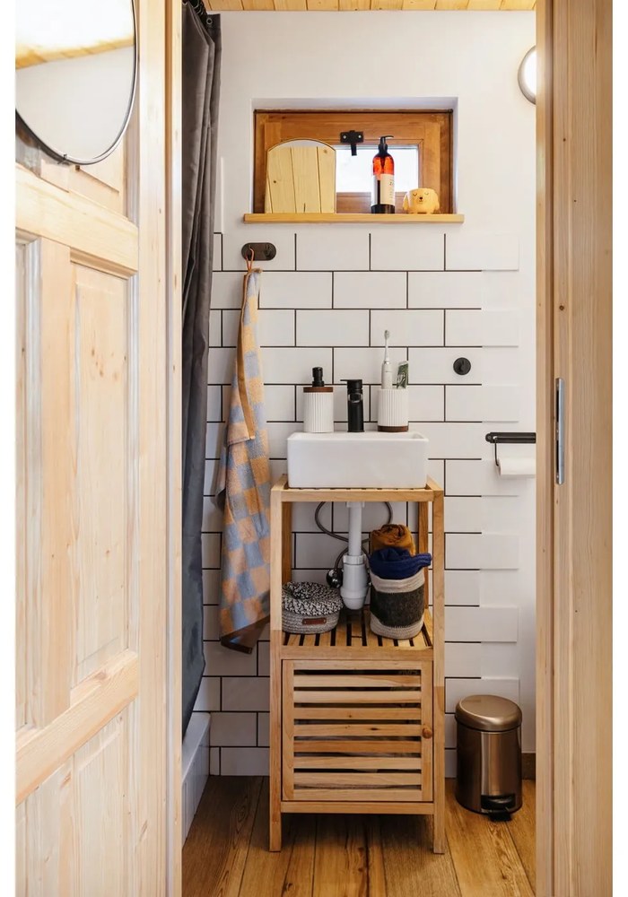 Tazza per spazzolino da denti in poliresina bianca Niagara - douceur d'intérieur