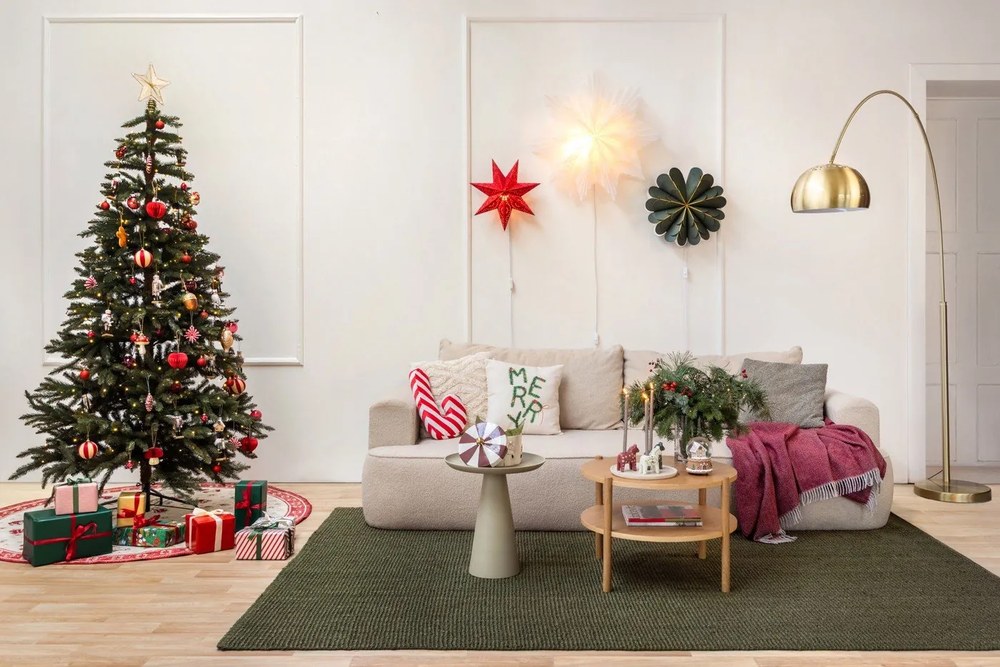 Divano beige allungabile con rivestimento in bouclé 247 cm Quinoa – Bonami Selection