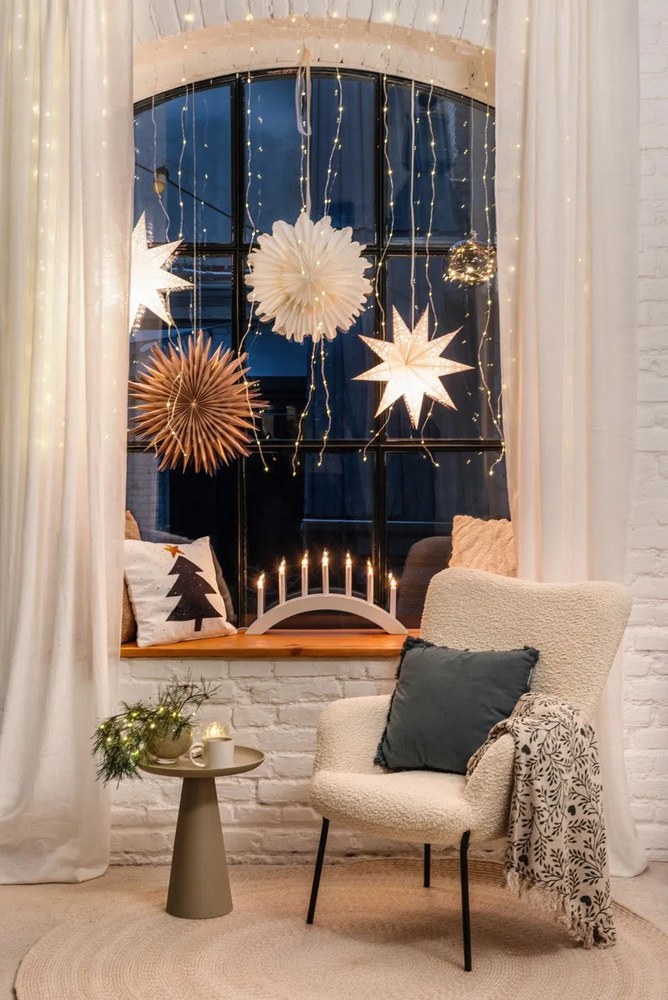 Decorazione luminosa bianca Solina – Markslöjd