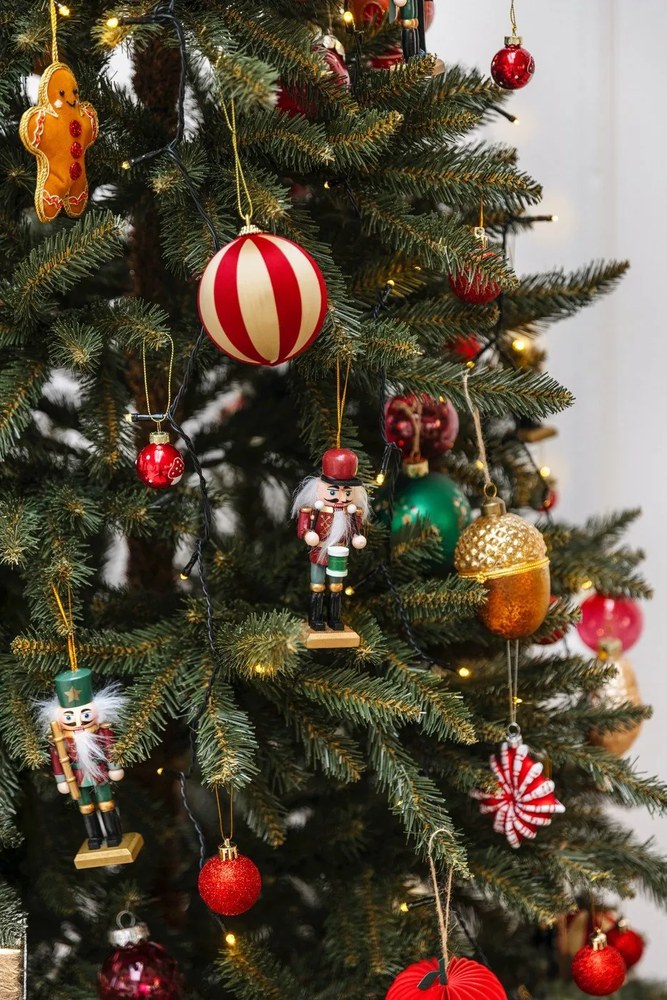 Decorazioni per albero di natale in set in legno 6 pz 13 cm Nikita – Bloomingville