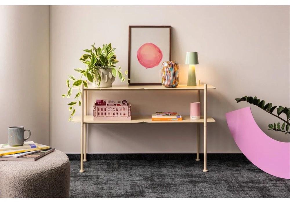 Coprivaso in gres ø 18 cm Roza - Bloomingville