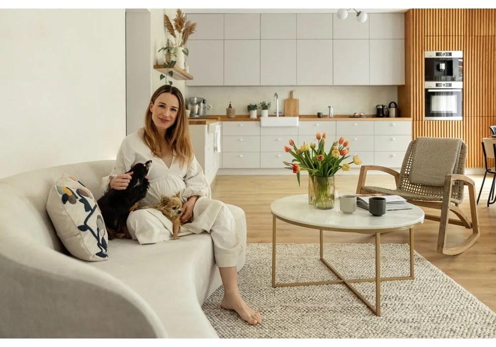 Tappeto in lana grigio chiaro 160x230 cm Minerals - Flair Rugs