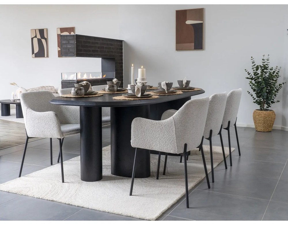 Set di tovagliette in iuta 4 pz ø 38 cm Bombay - House Nordic