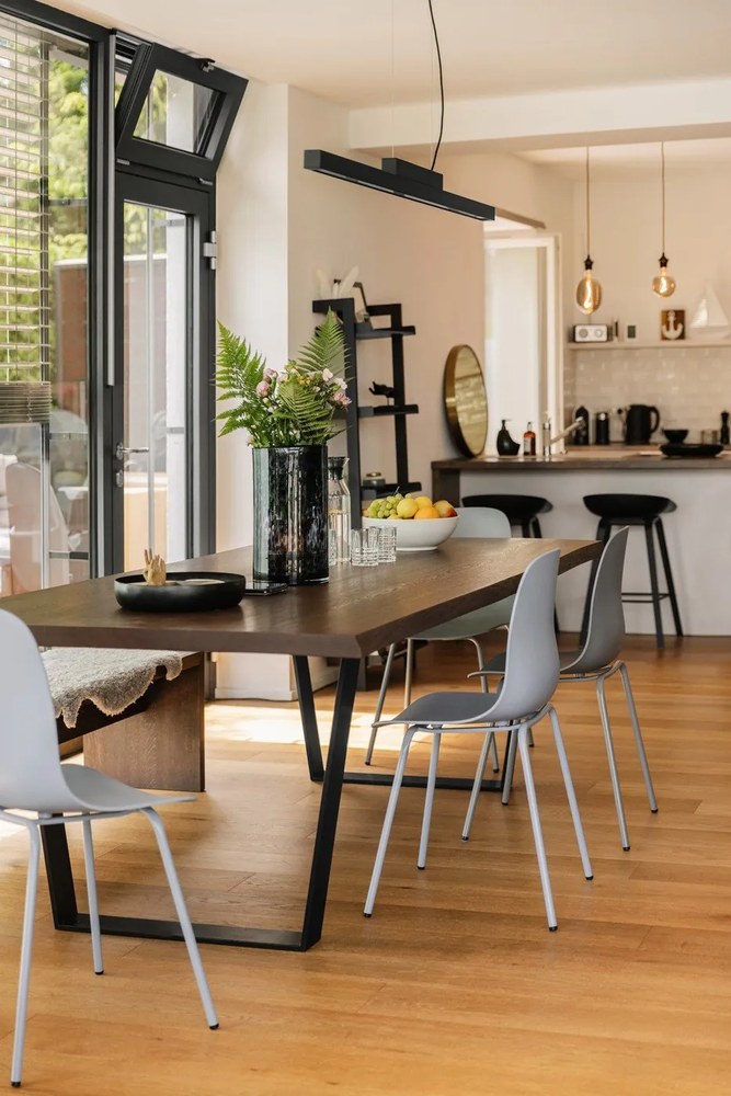 Sedia da pranzo grigia Whitby - Unique Furniture