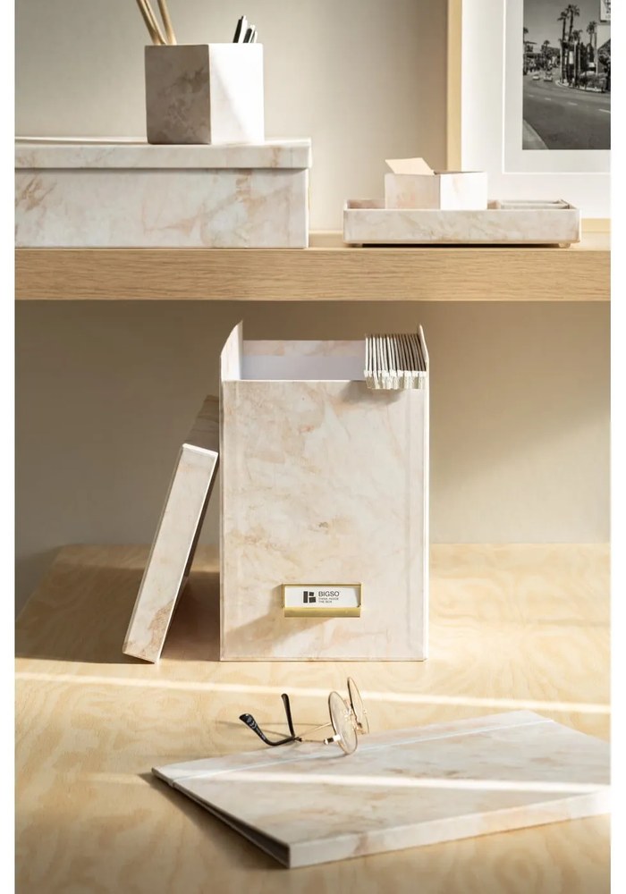 Organizer in cartone per documenti Paulina Paper Laminate A4 – Bigso