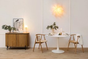 Tavolo da pranzo rotondo bianco , ⌀ 110 cm Oda - Marckeric