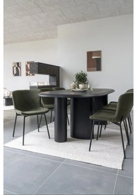 Sedie da pranzo verde scuro in un set di 2 Maceda - House Nordic