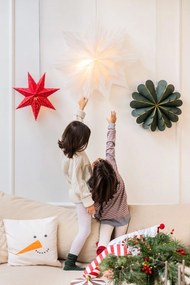 Decorazione luminosa verde con motivo natalizio ø 45 cm Marigold - Markslöjd