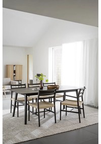 Tappeto in lana grigio chiaro 340x240 cm Auckland - Rowico