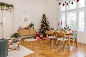 Decorazione luminosa rossa con motivo natalizio Hol - Markslöjd