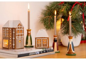 Portacandela in ceramica per lumino Gingerbread Lighthouse – Kähler Design