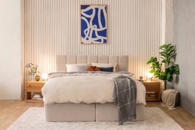 Letto boxspring beige 180x200 cm Olia Bold Line – Bonami Selection