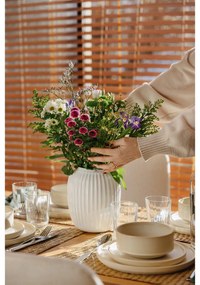 Set di piatti color crema in gres 18 pz Malia - Bonami Selection