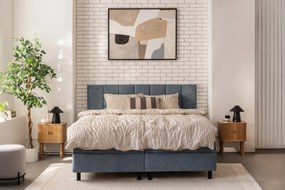 Biancheria da letto beige per letto matrimoniale 200x200 cm Seersucker - Catherine Lansfield