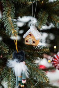 Decorazione per albero di natale in vetro 7 cm House – Dakls