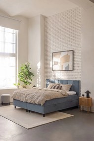 Biancheria da letto beige per letto matrimoniale 200x200 cm Seersucker - Catherine Lansfield