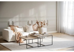 Tappeto in lana grigio chiaro 340x240 cm Auckland - Rowico