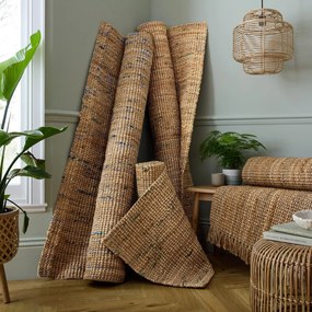 Passatoia di colore naturale in iuta tessuta a mano 60x300 cm Jute Boucle – Flair Rugs