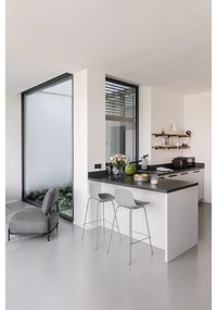 Sgabello da bar grigio in plastica (altezza della seduta 67,5 cm) Whitby – Unique Furniture