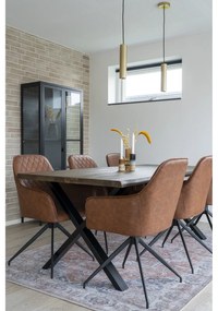 Vetrina in metallo nero 80x175 cm Brisbane - House Nordic