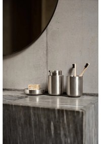 Dispenser per sapone color argento opaco in acciaio inox 250 ml Ume Steel – Zone