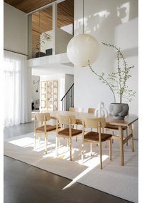 Vetrina in rovere con ante scorrevoli in colore naturale 100x203 cm Hazelton - Rowico