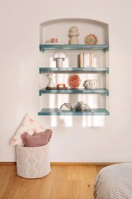 Vasi in terracotta nera/beige dipinti a mano in set di 3 pezzi Nezha - Bloomingville