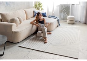 Tappeto grigio e crema 200x290 cm Zen - Bonami Selection