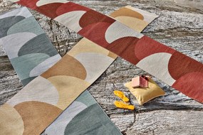 Passatoia da interno/esterno color mattone 70x270 cm Hill Brick Rust – Pappelina