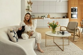 Tappeto in lana grigio chiaro 160x230 cm Minerals - Flair Rugs