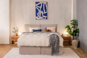 Tappeto in pelliccia sintetica crema 160x230 cm Faroe Wool Look Fur - Flair Rugs