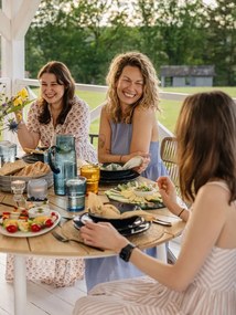 Tavolo da giardino con piano in legno d'arte, 190 x 115 cm Marienlist - Bonami Selection