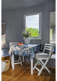 Tavolo da pranzo in legno di pino con struttura bianca , 70 x 70 cm Sydney - Bonami Essentials