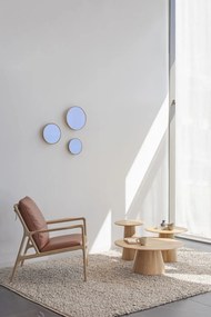 Poltrona in pelle di colore marrone-naturale Dedo - Gazzda