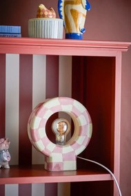 Lampada da tavolo rosa (altezza totale 23,5 cm) Vialini – Bloomingville