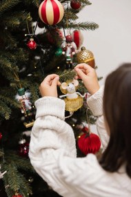 Decorazioni per albero di natale in set in legno 6 pz 13 cm Nikita – Bloomingville