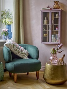 Tavolino da salotto rotondo dorato in metallo ø 50 cm Avola – Bloomingville