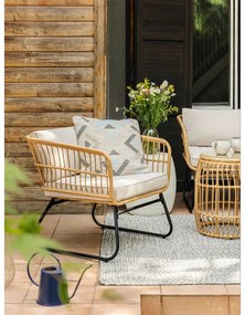 Set di 2 sedie da giardino in rattan artificiale Vistdal - Bonami Essentials