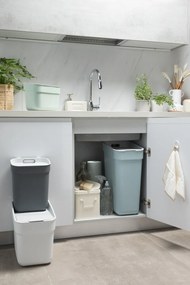 Cestino in plastica riciclata grigio scuro 10 l Ready To Collect - Curver