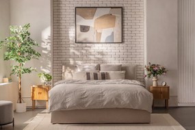 Vaso in gres crema (altezza 26,5 cm) - House Nordic