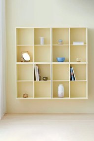 Libreria giallo chiaro da parete 140x140 cm Mistral - Hammel Furniture