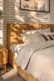 Comodino in rovere decorato in colore naturale Langley - Actona