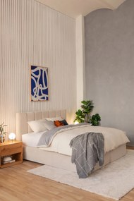 Letto boxspring beige 180x200 cm Olia Bold Line – Bonami Selection